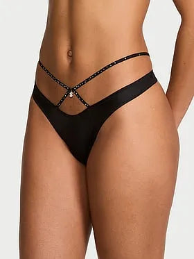 Shine Charm Strappy Thong Panty