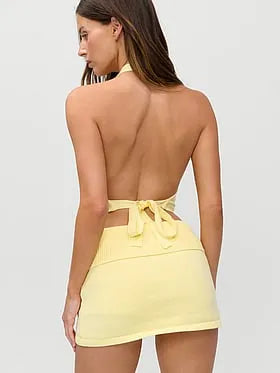 JENNIE x Frankies Bikinis Briar Cloud Knit Halter Top