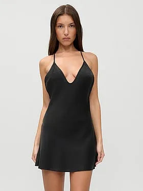 JENNIE x Frankies Bikinis Colette Silk Mini Dress