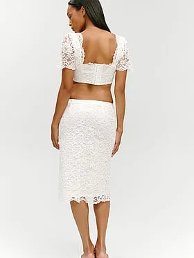 Frankies Bikinis x Paige Lorenze Honeymoon Lace Blouse