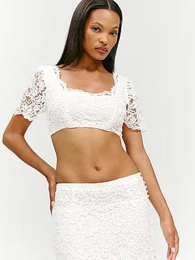 Frankies Bikinis x Paige Lorenze Honeymoon Lace Blouse