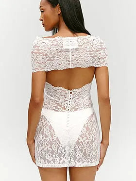 Frankies Bikinis x Paige Lorenze True Love Lace Mini Dress