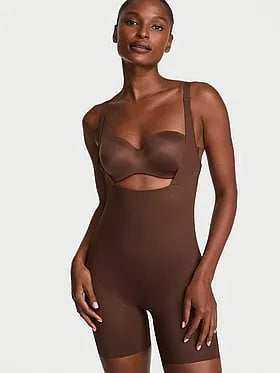Open-Bust Mid-Thigh Sculpting Bodysuit