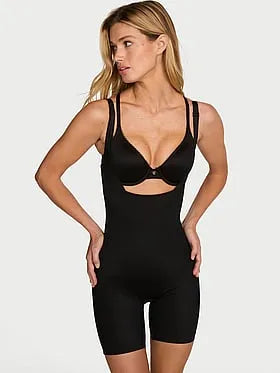 Open-Bust Mid-Thigh Sculpting Bodysuit