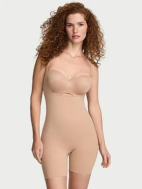 Open-Bust Mid-Thigh Sculpting Bodysuit