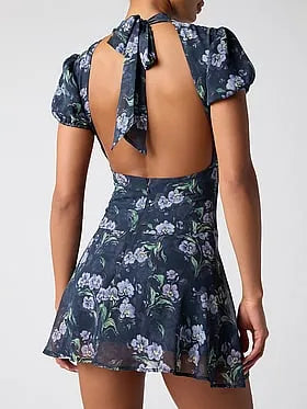 Lark Tie Back Mini Dress