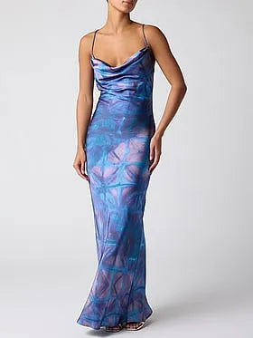 Bronte Cowl Neck Maxi Dress