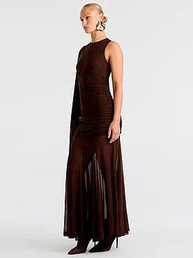 Alverie Mesh Maxi Dress