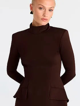 Lizet Long-Sleeve Mini Dress