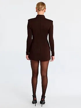 Lizet Long-Sleeve Mini Dress