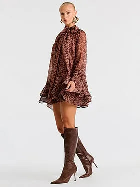 Adrie Babydoll Mini Dress