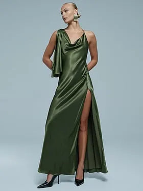 Anastasia Satin Maxi Dress