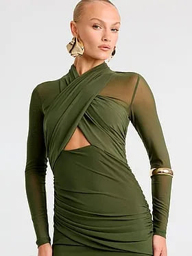 Veria Sport Mesh Maxi Dress