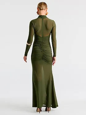 Veria Sport Mesh Maxi Dress