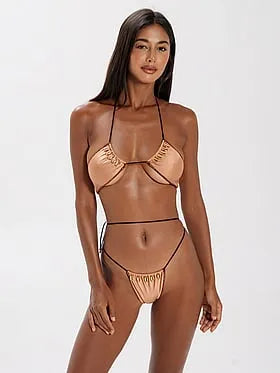 Pearl Side-Tie Bikini Bottom